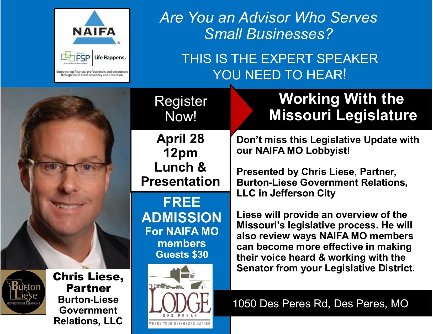 NAIFA 4.28 - Chris Liese - Burton Liese