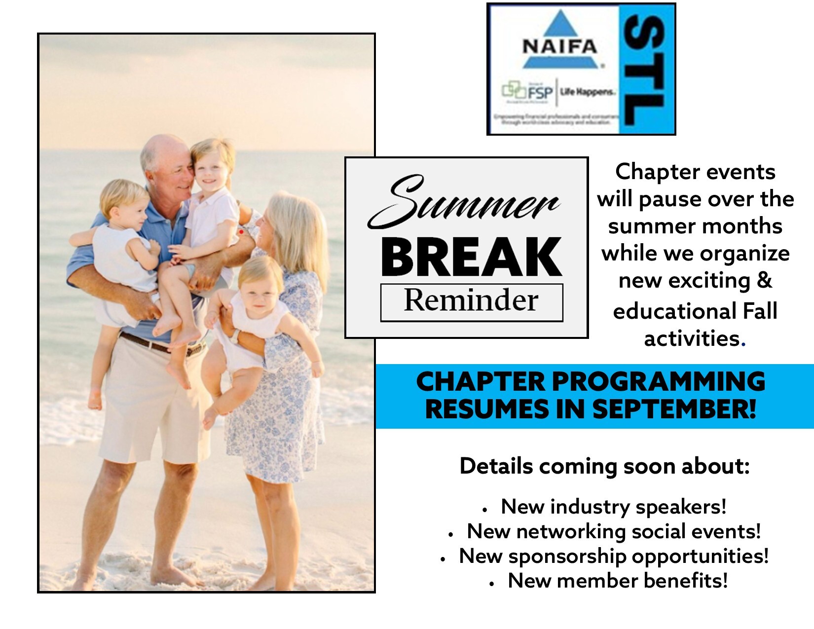 Summer Break Reminder