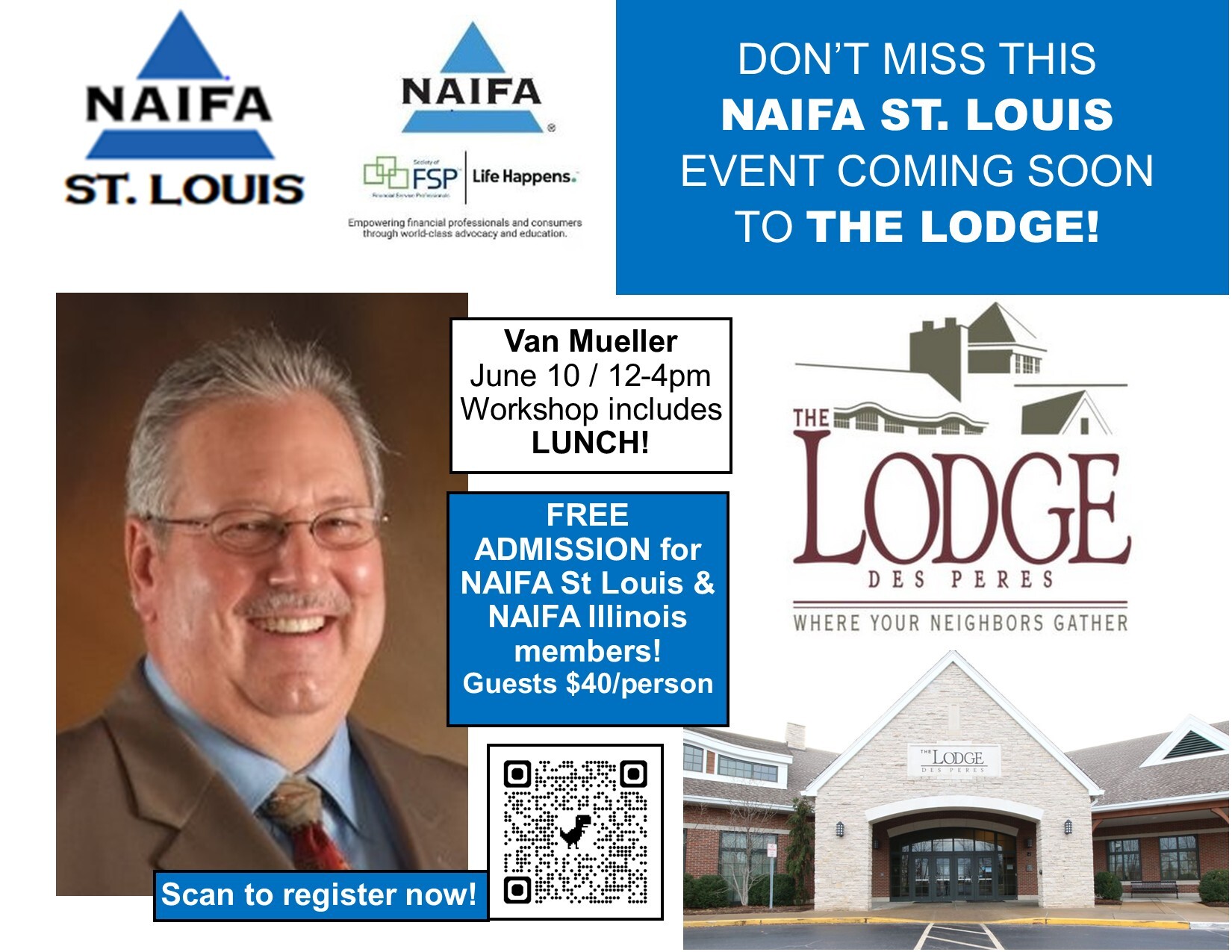 Van Mueller Coming to the Lodge